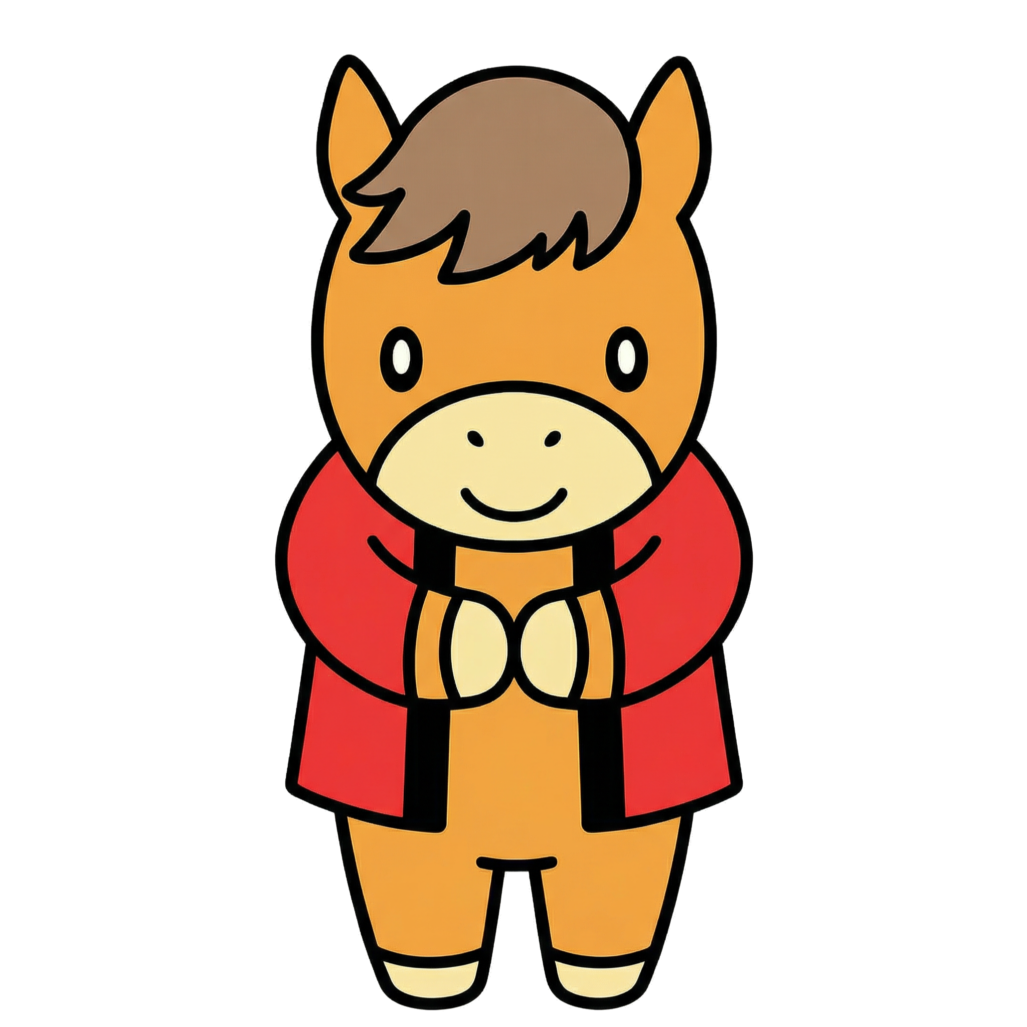 ありがとうポーズのうまぽん